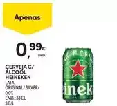 Continente Heineken - cerveja c/ alcool promoção