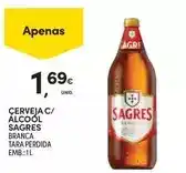 Continente Sagres - cerveja c/ alcool promoção
