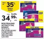 Continente Dodot - box fraldas activity xxl promoção
