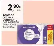 Continente Continente - rolos de cozinha promoção