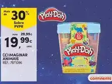 Play-doh - imaginar animais