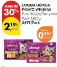 Pingo Doce Whiskas - comida humida p/gato promoção
