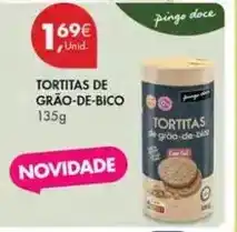 Pingo Doce Pingo doce - tortitas de grão-de-bico promoção