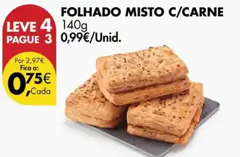 Pingo Doce Folhado misto c/carne promoção