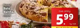 Lidl Deluxe - bolo rainha promoção