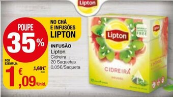 Infusão Lipton Cidreira 20 Saquetas
