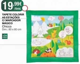 Tapete Colorir as Estações C/ Marcador Mágico Chicco 80 x 80cm