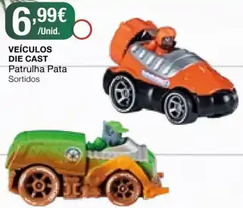 Intermarché Veículos Die Cast Patrulha Pata promoção