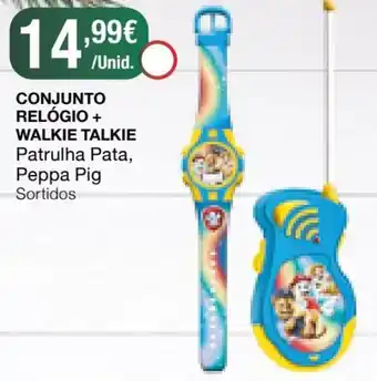 Intermarché Conjunto Relógio + Walkie Talkie promoção