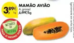 Pingo Doce A+ - mamão promoção