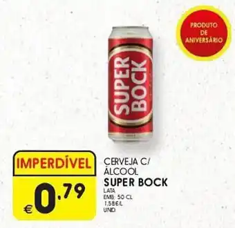 Meu Super Cerveja c/ alcool super bock lata promoção