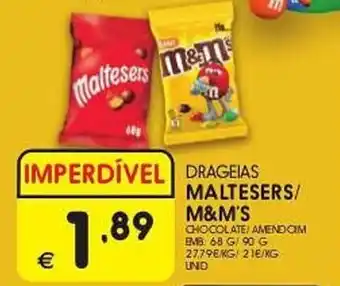 Meu Super Drageias maltesers/ m&m's promoção