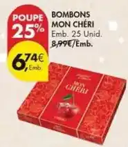 Pingo Doce Mon cheri - bombons mon cheri promoção