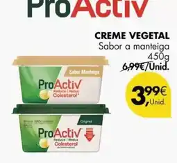 Pingo Doce Proactiv - creme vegetal promoção