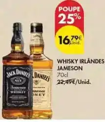 Pingo Doce Jameson - whisky irlandes promoção