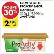 Pingo Doce Proactiv - creme vegetal proactiv sabor promoção
