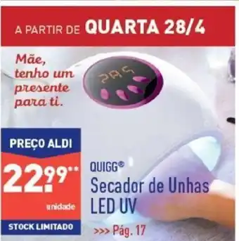 Quigg Secador de Unhas LED UV