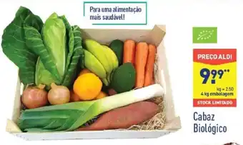 ALDI Cabaz Biológico promoção