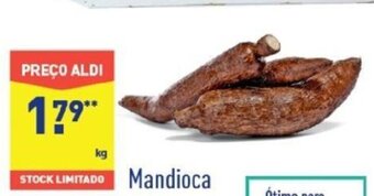 ALDI Mandioca promoção