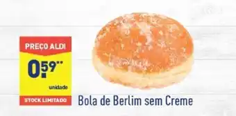 ALDI Bola de Berlin sem Creme promoção