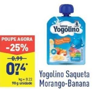 Yogolino Saqueta Morango-Banana 90g