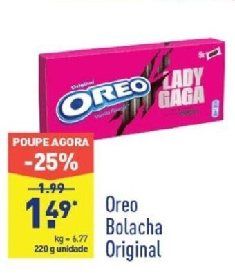 ALDI Oreo Bolacha Original 220g promoção