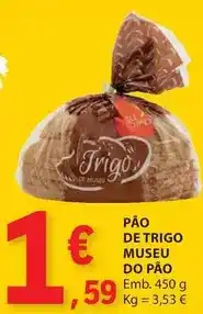 E.Leclerc Pão de trigo museu do pão promoção