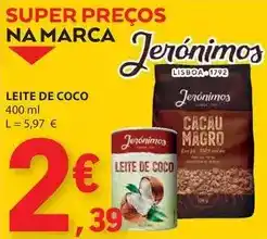 E.Leclerc Lisboa - leite de coco promoção