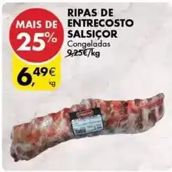 Pingo Doce Ripas de entrecosto salsicor promoção