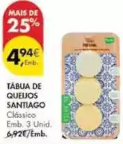 Pingo Doce Santiago - tábua de queijos promoção