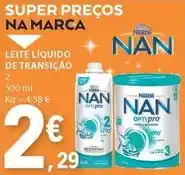 Nan - leite liquido de transição