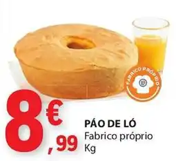 E.Leclerc Páo de ló fabrico próprio promoção