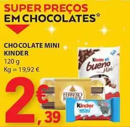 E.Leclerc Chocolate mini kinder promoção