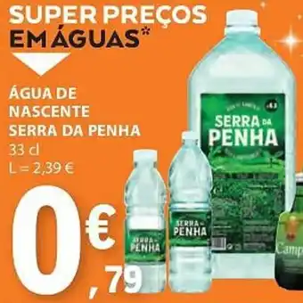 E.Leclerc Água de nascente serra da penha promoção