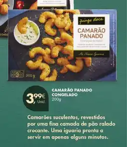 Pingo Doce Camarão panado congelado promoção