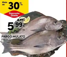 Continente Pargo mulato fresco promoção