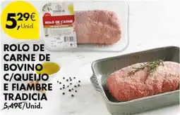 Pingo Doce Rolo de carne de bovino c/queijo e fiambre tradicia promoção