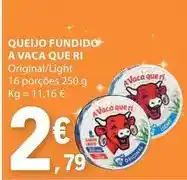 E.Leclerc A vaca que ri - queijo fundido promoção