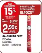 Intermarché Elpozo - salsichão fuet promoção
