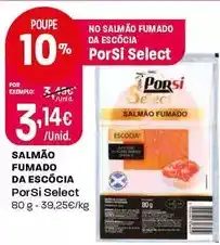 Intermarché Porsi - salmão fumado da escocia promoção