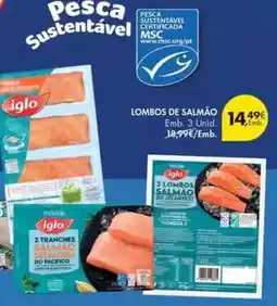 Pingo Doce Iglo - lombos de salmão promoção