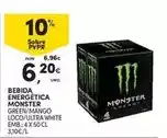 Continente Monster - bebida energética promoção