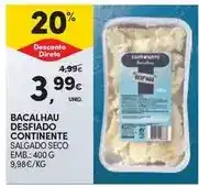 Continente Continente - bacalhau desfiado promoção