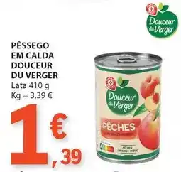 E.Leclerc Pêssego em calda douceur du verger promoção