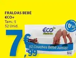 E.Leclerc Eco+ - fraldas bebe promoção