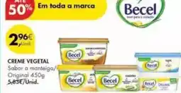 Pingo Doce Becel - creme vegetal promoção