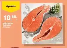 Continente Postas de salmao frescas promoção