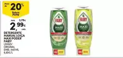 Continente Fairy - detergente manual loiça maxi poder promoção