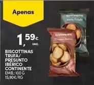 Continente Continente - biscottinas trufa/ presunto iberico promoção