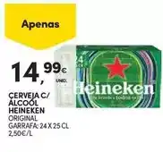 Continente Heineken - cerveja c/ alcool promoção